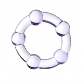 Фиолетовое эрекционное кольцо A-Toys - A-toys - в Нижнем Новгороде купить с доставкой