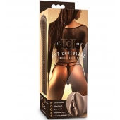 Коричневый мастубратор-вагина Nicole s Kitty - Blush Novelties - в Нижнем Новгороде купить с доставкой
