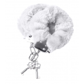 Наручники с белой меховой опушкой - ToyFa - купить с доставкой в Нижнем Новгороде