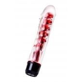 Классический вибратор TOYFA Trio Vibe красного цвета - 18 см. - Toyfa Basic купить в Нижнем Новгороде с доставкой в Orgasmix.ru Классический вибратор TOYFA Trio Vibe красного цвета - 18 см. - Toyfa Basic