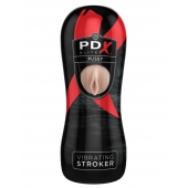 Мастурбатор-вагина Vibrating Pussy Stroker с вибрацией - Pipedream - в Нижнем Новгороде купить с доставкой