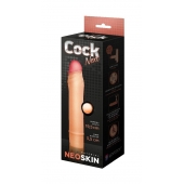 Телесная насадка-удлинитель из неоскин - 19,5 см. - LOVETOY (А-Полимер) - в Нижнем Новгороде купить с доставкой