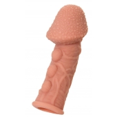 Насадка на фаллос с пузыриками, венками и ребристостью KOKOS Extreme Sleeve 09 - 12,7 см. - KOKOS - в Нижнем Новгороде купить с доставкой