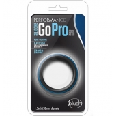 Черно-синее эрекционное кольцо Silicone Go Pro Cock Ring - Blush Novelties - в Нижнем Новгороде купить с доставкой
