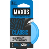 Классические презервативы в железном кейсе MAXUS Classic - 3 шт. - Maxus - купить с доставкой в Нижнем Новгороде