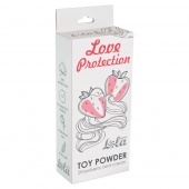 Пудра для игрушек Love Protection с ароматом клубники со сливками - 30 гр. - Lola Games - купить с доставкой в Нижнем Новгороде