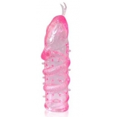 Закрытая рельефная насадка Crystal sleeve snakes в виде змеи с усиками - 14 см. - Erowoman-Eroman - в Нижнем Новгороде купить с доставкой