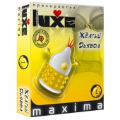 Презерватив LUXE Maxima  Желтый дьявол  - 1 шт. - Luxe - купить с доставкой в Нижнем Новгороде