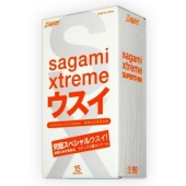 Ультратонкие презервативы Sagami Xtreme SUPERTHIN - 15 шт. - Sagami - купить с доставкой в Нижнем Новгороде