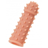 Телесная реалистичная насадка KOKOS Extreme Sleeve 03 с дополнительной стимуляцией - 12,7 см. - KOKOS - в Нижнем Новгороде купить с доставкой