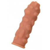 Телесная реалистичная насадка KOKOS Extreme Sleeve 11 с дополнительной стимуляцией - 12,7 см. - KOKOS - в Нижнем Новгороде купить с доставкой Телесная реалистичная насадка KOKOS Extreme Sleeve 11 с дополнительной стимуляцией - 12,7 см. - KOKOS - в Нижнем Новгороде купить с доставкой