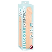 Телесная насадка-удлинитель Silicone Extension - 19 см. - Orion - в Нижнем Новгороде купить с доставкой