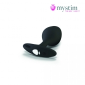 Черная пробка Mystim Rocking Vibe S с возможностью подключения к электростимулятору - 9,7 см. - MyStim - купить с доставкой в Нижнем Новгороде