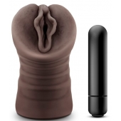 Коричневый мастурбатор-вагина Alexis - Blush Novelties - в Нижнем Новгороде купить с доставкой