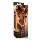 Коричневый мастурбатор-ротик Heather - Blush Novelties - в Нижнем Новгороде купить с доставкой