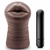 Коричневый мастурбатор-ротик Heather - Blush Novelties - в Нижнем Новгороде купить с доставкой