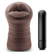 Коричневый мастурбатор-ротик Renee - Blush Novelties - в Нижнем Новгороде купить с доставкой