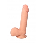 Перезаряжаемый вибратор-реалистик с пультом ДУ - 17 см. - ToyFa