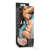 Телесный мастурбатор-ротик Angie - Blush Novelties - в Нижнем Новгороде купить с доставкой