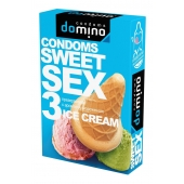 Презервативы для орального секса DOMINO Sweet Sex с ароматом мороженого - 3 шт. - Domino - купить с доставкой в Нижнем Новгороде