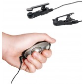 Черные электрические зажимы для сосков Shock Therapy Nipple Clamps - Pipedream - купить с доставкой в Нижнем Новгороде