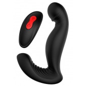 Черный вибромассажер простаты SWIRLING P-PLEASER - Dream Toys - в Нижнем Новгороде купить с доставкой