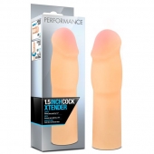 Телесная насадка-удлинитель на пенис PERFORMANCE 1.5INCH COCK XTENDER - 16 см. - Blush Novelties - в Нижнем Новгороде купить с доставкой