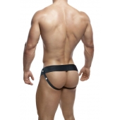 Черный мужской страпон DR. SKIN 6INCH HOLLOW STRAP ON - 16 см. - Blush Novelties - купить с доставкой в Нижнем Новгороде