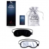 Набор из двух масок на глаза Soft Blindfold Twin Pack - Fifty Shades of Grey - купить с доставкой в Нижнем Новгороде