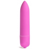 Розовая вибропуля X-Basic Long Bullet-10 speeds - 9 см. - Lovetoy