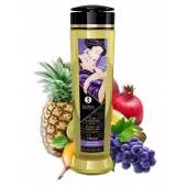 Массажное масло Libido Exotic Fruits с ароматом экзотических фруктов - 240 мл. - Shunga - купить с доставкой в Нижнем Новгороде