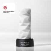 Белый 3D мастурбатор POLYGON - Tenga - в Нижнем Новгороде купить с доставкой