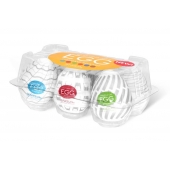 Набор из 6 мастурбаторов Tenga EGG Easy Beat с различным рельефом - Tenga - в Нижнем Новгороде купить с доставкой