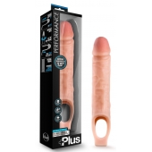 Телесный реалистичный фаллоудлинитель 10 Inch Silicone Cock Sheath Penis Extender - 25,4 см. - Blush Novelties - в Нижнем Новгороде купить с доставкой