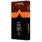 Презервативы с увеличенным количеством смазки DOMINO Easy Entry - 6 шт. - Domino - купить с доставкой в Нижнем Новгороде