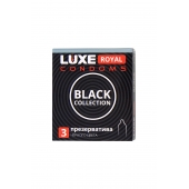 Черные презервативы LUXE Royal Black Collection - 3 шт. - Luxe - купить с доставкой в Нижнем Новгороде