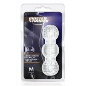 Прозрачный фигурный мастурбатор Master Stroker - Blush Novelties - в Нижнем Новгороде купить с доставкой