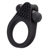Черное эрекционное виброкольцо Brid с шипиками - A-toys - в Нижнем Новгороде купить с доставкой