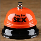 Настольный звонок RING FOR SEX - Сима-Ленд - купить с доставкой в Нижнем Новгороде