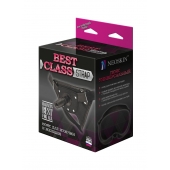Черный пояс для насадок BEST CLASS STRAP - LOVETOY (А-Полимер) - купить с доставкой в Нижнем Новгороде
