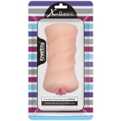 Телесный мастурбатор-вагина X-Basic Pocket Pussy без вибрации - Lovetoy - в Нижнем Новгороде купить с доставкой