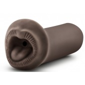 Коричневый мастурбатор-ротик Naughty Nicole - Blush Novelties - в Нижнем Новгороде купить с доставкой