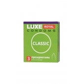 Гладкие презервативы LUXE Royal Classic - 3 шт. - Luxe - купить с доставкой в Нижнем Новгороде