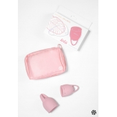Набор из 2 розовых менструальных чаш Magnolia - Lola Games - купить с доставкой в Нижнем Новгороде