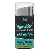 Жидкий интимный гель с эффектом вибрации Vibration! Gin   Tonic - 15 мл. - INTT - купить с доставкой в Нижнем Новгороде