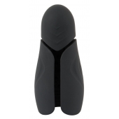 Черный силиконовый вибромастурбатор с нагревом Masturbator with 2 Functions - Orion - в Нижнем Новгороде купить с доставкой