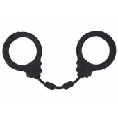 Черные силиконовые наручники Suppression - Lola Games - купить с доставкой в Нижнем Новгороде Черные силиконовые наручники Suppression - Lola Games - купить с доставкой в Нижнем Новгороде