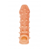 Телесная закрытая насадка с пупырышками Cock Sleeve Size S - 13,8 см. - KOKOS - в Нижнем Новгороде купить с доставкой Телесная закрытая насадка с пупырышками Cock Sleeve Size S - 13,8 см. - KOKOS - в Нижнем Новгороде купить с доставкой