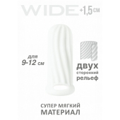 Белый фаллоудлинитель Homme Wide - 11 см. - Lola Games - в Нижнем Новгороде купить с доставкой