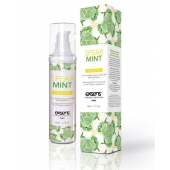 Разогревающее массажное масло Gourmet Spearmint Organic с органическими ингредиентами - 50 мл. - Exsens - купить с доставкой в Нижнем Новгороде